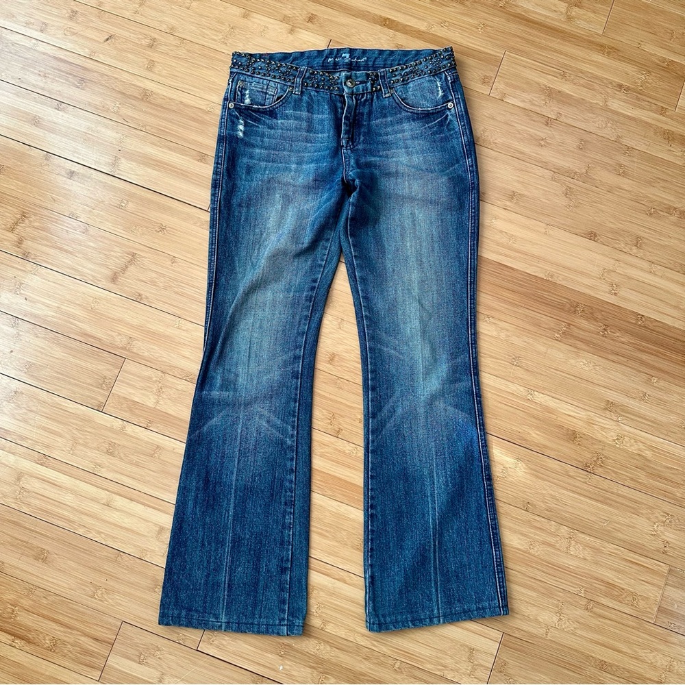 7 for All Mankind Dark Blue Women's Bootcut Jeans